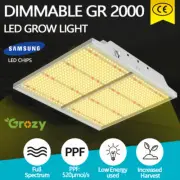 GROZY 2000W QUANTUM LED GROW LIGHT SAMSUNG LED CHIPS FULL SPECTRUM HYDROPONICS