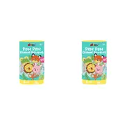 2PK Avenir Pom Pom Animals Bouquet Art & Craft Toy 9x15.5cm Kids DIY Kit 6y+