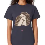 Hedge-hugs T-shirt retro
