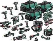 [metabo] 18V Brushless Combo Kit (15 Pieces)