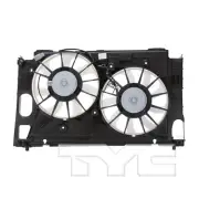 Dual Radiator and Condenser Fan Assembly TYC For 2011-2017 Lexus CT200h 1.8L L4 (for: Lexus)