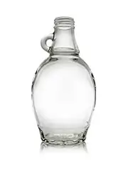 North Mountain Supply 8 Ounce Glass Maple Syrup Bottles with Loop Handle & Bl...