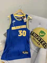 Nike Size Large Stephen Curry Golden State Warriors Classic Edition Nba Jersey