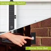Premium Metal Round Doorbell Button Replacement for LED Lighted Doorbell Push