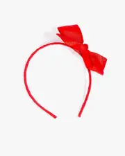 Red Side Bow Headband