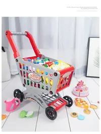 在飛比找樂天市場購物網優惠-兒童購物車 購物車玩具過家家兒童小推車兒童切水果超市手推車小