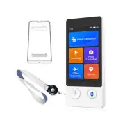 Offline Language Translator Device W12 White 144 Languages and Accents No WiF...