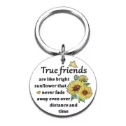 Arovene Sunflower Keychains Gifts for Women Sunflower Inspirational Gifts for