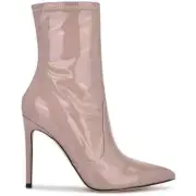 Nine West Womens Pink Jody Pointy Toe Stiletto Zip-up Dress MUS8
