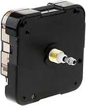 Dolity 12888SMO Mini Silent Quartz Wall Clock Movement DIY Hands Black Mechanism Repair Tools Shaft