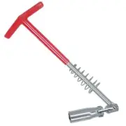 Spark Plug Socket Wrench 16mm 5/8 Inch (T-Handle), Alloy Steel 360 16mm-5/8in