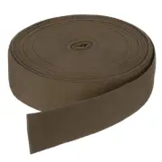 50 Yard x 50mm Nylon Webbing Strap for Backpack Strapping, Sewing, Dark Brown