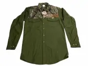Vtg Ideal Skyline Camo Apparition Hunting T-Shirt Mens Sz S Long Sleeve USA New