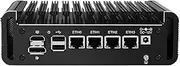 Micro Firewall Appliance, Mini PC, OPNsense, VPN, Router PC, Intel J6413, HUNSN RJ26, AES-NI, 4 x 2.5GbE I226-V LAN, HDMI, DP, Type-C, TF Slot, 8G RAM, 512G SSD