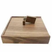 4 x 6 Wooden Photo Storage Box Custom USB 3.0 Flash Drive Wedding Pen drive 64GB