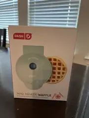 DASH 4" Mini Waffle Maker Non-Stick - Blue