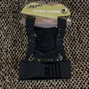 NEW Dye Tactical Assault Molle Paintball Vest Harness Pod Pack - Black