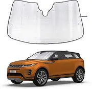 Windshield Sunshade for Land Rover Range Rover Evoque 2019-2024, Front Windshield Sun Shade, Foldable Reflective Sun Visor, Screen Shield Cover Blocker UV Protector HeatShield Keep Your Vehicle Cool