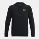 【UNDER ARMOUR】上衣 男款 長袖上衣 帽T 運動 UA Essential Fleece Hoodie 黑 1373880001(S1083)