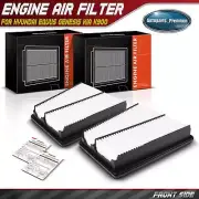2Pcs Engine Air Filter for Hyundai Equus 2011-2016 Genesis 09-14 Kia K900 15-17 (for: Kia)