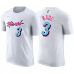 NBA T恤 DWYANE WADE 熱火城市白 NIKE TEE 全新含吊牌