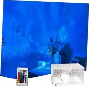 Ocean Wave Projector Light,16 Colors Rotating Water Wave Lamp Projector with