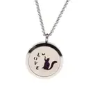 Aromatherapy Essential Oil Perfume Diffuser Locket Pendant Necklace Jewelry -