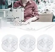 Fdit 100Pcs Bobbin Plastic Multifunctional Sewing Machine Accessories, Bobbins for Sewing Machine