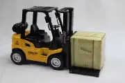 High Quality Die-Cast Forklift Model Toy Pull Back Forklift - Great for gifts!