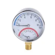 Upgraded 60mm Pressure Gauge Temperature Gauge Lower Mount Presure Gauge