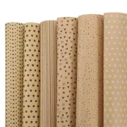 Birthday Wrapping Paper , Multi Patterns 20 x 28 Inch 6 Pcs
