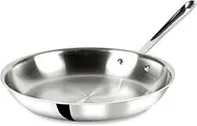 All-Clad 4112 Stainless Steel Tri-Ply Bonded Dishwasher Safe Fry Pan/Cookware, 12-Inch, Silver