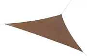 Shade Sail, Triangle Ready to Hang Shade Sail, 16'5", Mocha