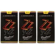 Vandoren ZZ Alto Saxophone Reeds - 3.5 (30-pack)