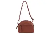Milleni - NL3869 Small rounded leather sidebag - Rose