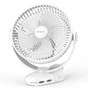 Clip on Fan 30H Longest Runtime,12000mAh 8-Inch Rechargeable Portable Fan, Ul...