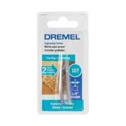 Dremel 2pk 2.4mm Engraving Bit 107