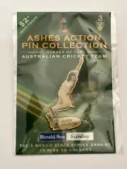Cricket Australia Ashes Heroes Badge Pin Jason Gillespie (Ab84009/D8)