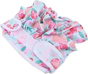HAPINARY Potty Reusable Dog Panties Puppy Diaper Dog Sanitary Pant Pet Reusable Diaper Elegant Pattern Machine Washable Female Xs
