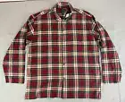 Ralph Lauren Shirt Men XL Sleepwear Hiking Plaid Gorpcore Lumberjack Red