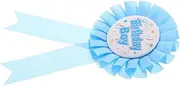 ifundom Happy Birthday Rosette Ribbon Badge Pins Decorative Tinplate Award Brooch for Celebrations Unique Party Favor Button Pins for Birthdays and Festive Events