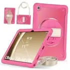 Clear Case for 11-inch 2023, Rugged Shockproof Slim Galaxy Tab A9 Plus Rose