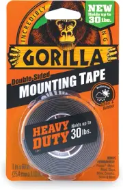 Gorilla Heavy Duty Double Sided Mounting Tape, Hanging, Instant 13.6Kg Strong...