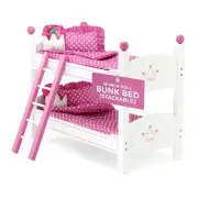 Emily Rose 18 Inch Doll Bunk Bed Doll Bed | 2 Single 18" Doll Beds! - Stackab...