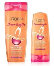L'Oreal Paris Dream Lengths Shampoo 396ml with Conditioner 192.5 ml Free Ship