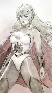 SHE-RA ORIGINAL PREMIUM MASTER Pencil ART 11X17 Masters of the Universe He-Man !