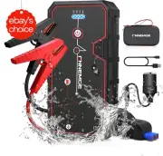 2000A 21800mAh 12V Car Jump Starter USB Quick Charge 3.0 8L Gas 6.5L Diesel