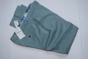 Tommy Bahama Pants Boracay Solid Flat Front Alpine Blue T115496 32x32 32 Waist