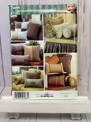 Simplicity Sewing Pattern 4108 Christopher Lowell Home Decor Pillows Bolster NEW