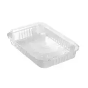 30 x L&L Foil Tray w/ Plastic Lid Food Storage Container Takeaway 31.5x21x4.5CM
